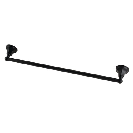 Kingston Brass 24Inch Towel Bar, Matte Black BA4811MB